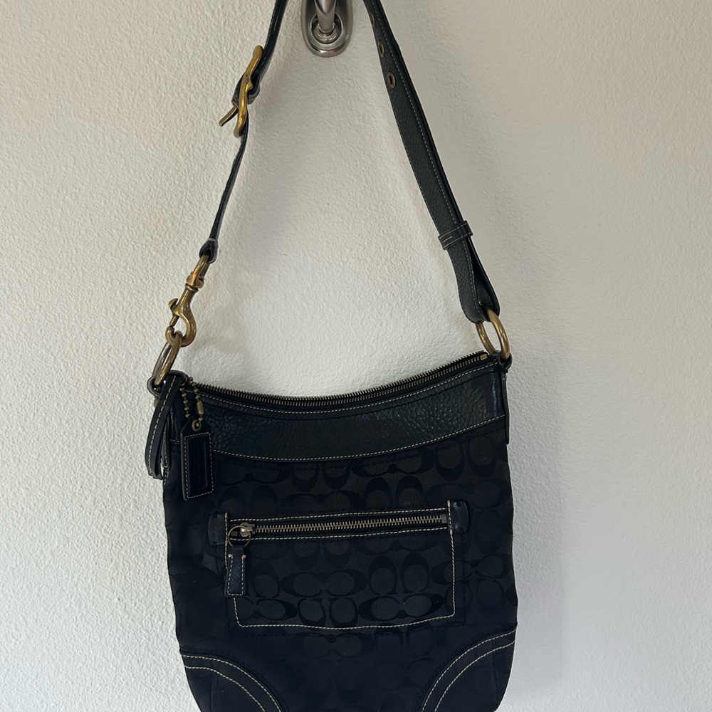 Black Coach Shoulder Bag